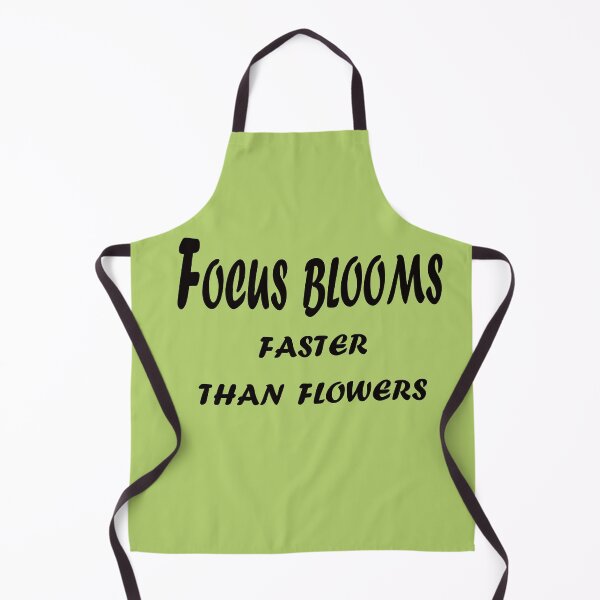 Item preview, Focus Blooms Faster Than Flowers – Growth & Mindset Quote Design designed and sold by ArtNestVerse.