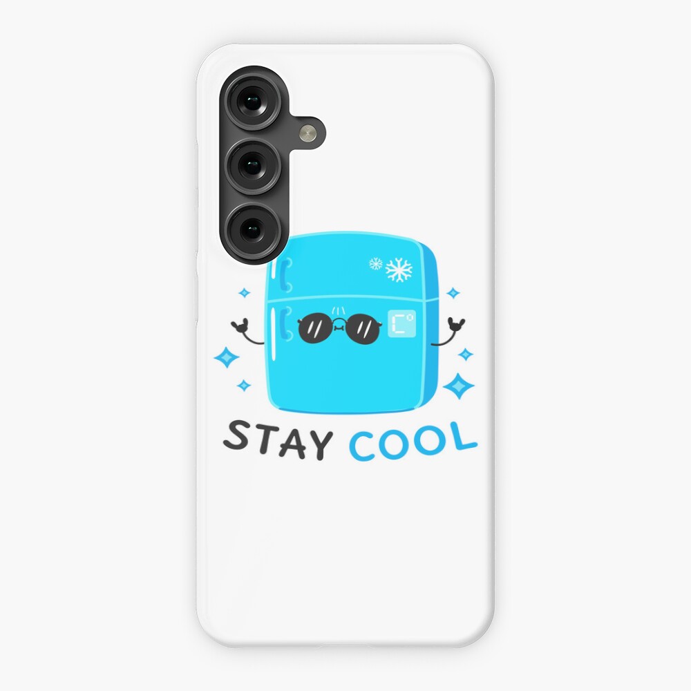 Stay Cool (Sticker) Samsung Galaxy Snap Case - cute pet design by HackerLooks