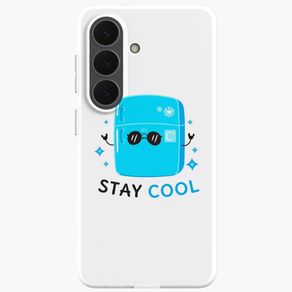 Stay Cool (Sticker) Samsung Galaxy Soft Case - cute pet design by HackerLooks