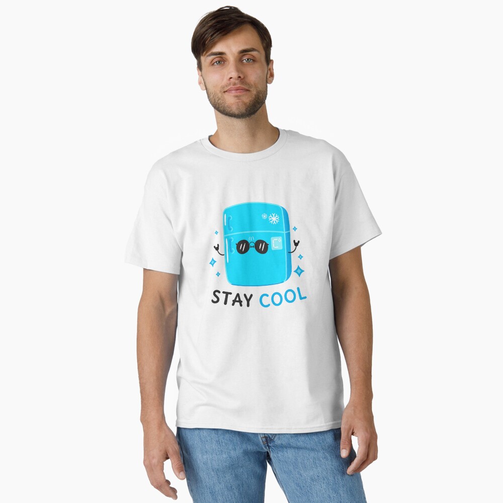 Stay Cool (Sticker) Classic T-Shirt - cute pet design by HackerLooks