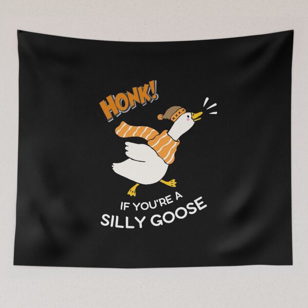 Item preview, Honk if you're a silly goose autumn  designed and sold by ClickATee Store .