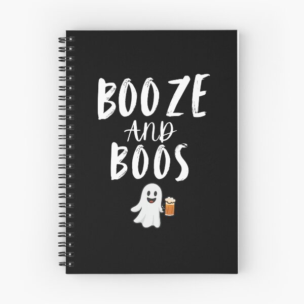 Item preview, Booze and Boos Funny Ghost Halloween Art designed and sold by margamPagenberg.