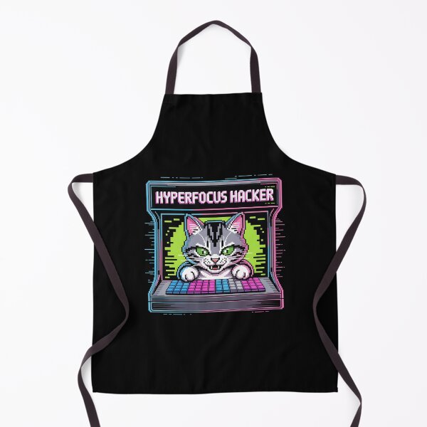 Item preview, Hyperfocus Hacker • AHDH Neuro Spicy Positivity designed and sold by Blok45.