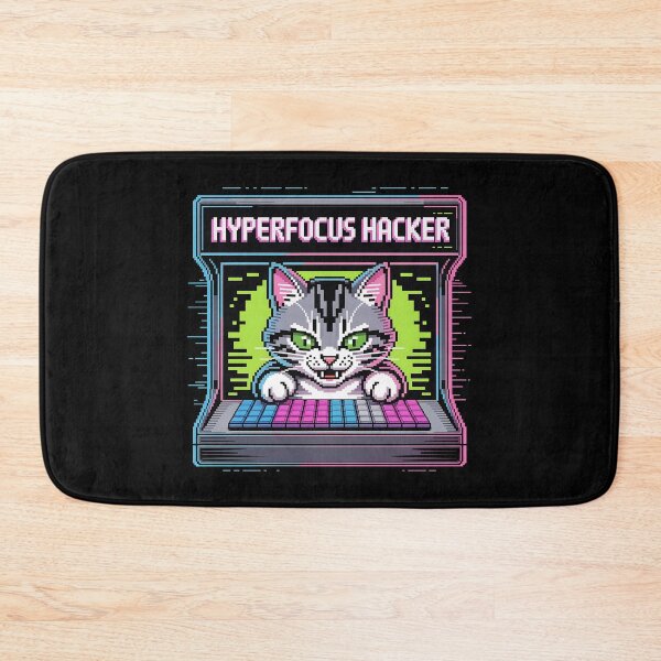 Item preview, Hyperfocus Hacker • AHDH Neuro Spicy Positivity designed and sold by Blok45.
