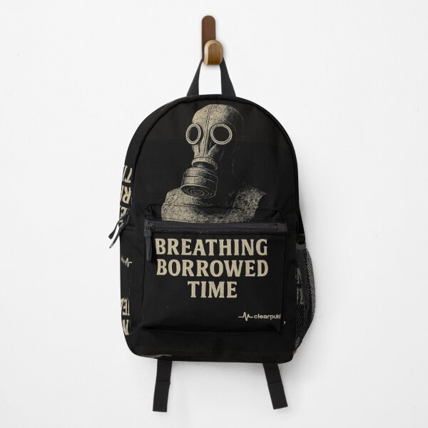Item preview, Breathing Borrowed Time – Vintage Gas Mask Art designed and sold by ClearPulse.
