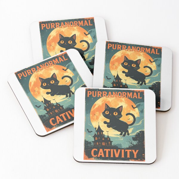 Item preview, Purranormal Cativity funny Halloween Cat designed and sold by nikolaysparkov.