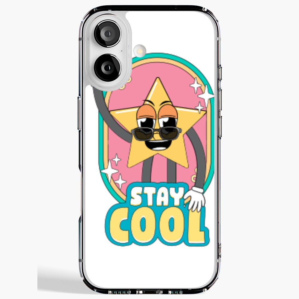 Stay Cool (Magnet) iPhone Soft Case - cute pet design by HackerLooks