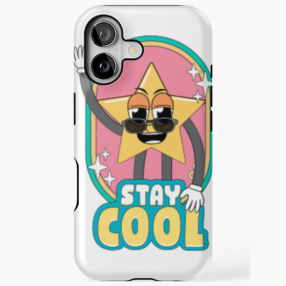 Stay Cool (Magnet) iPhone Tough Case - cute pet design by HackerLooks