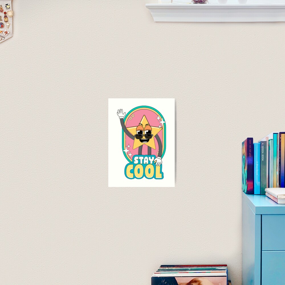 Stay Cool (Magnet) Art Print - cute pet design by HackerLooks