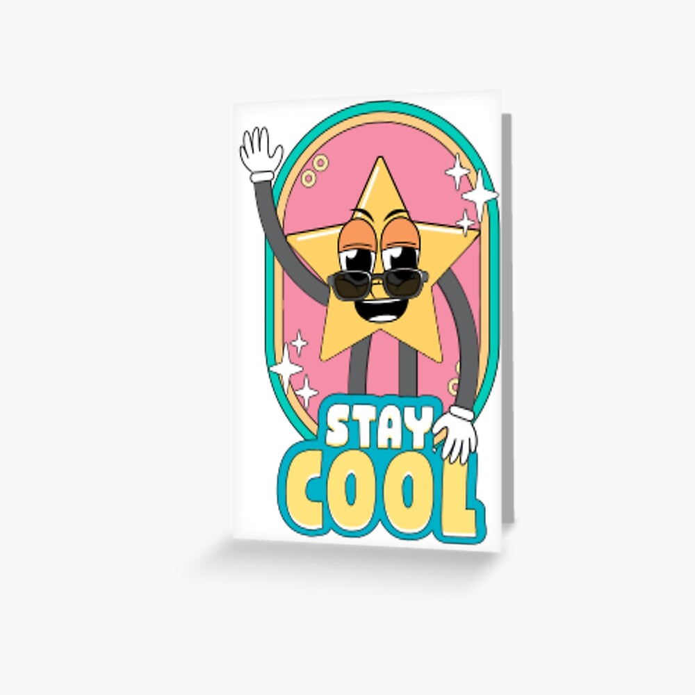 Stay Cool (Magnet) Greeting Card - cute pet design by HackerLooks