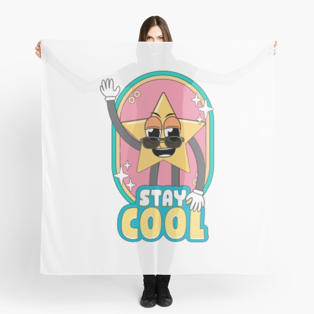 Stay Cool (Magnet) Scarf - cute pet design by HackerLooks