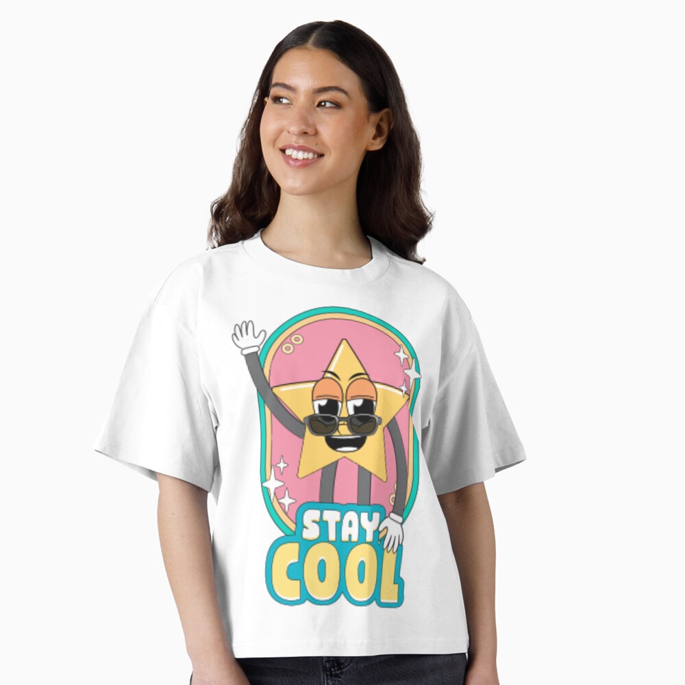 Stay Cool (Magnet) Boxy T-Shirt - cute pet design by HackerLooks