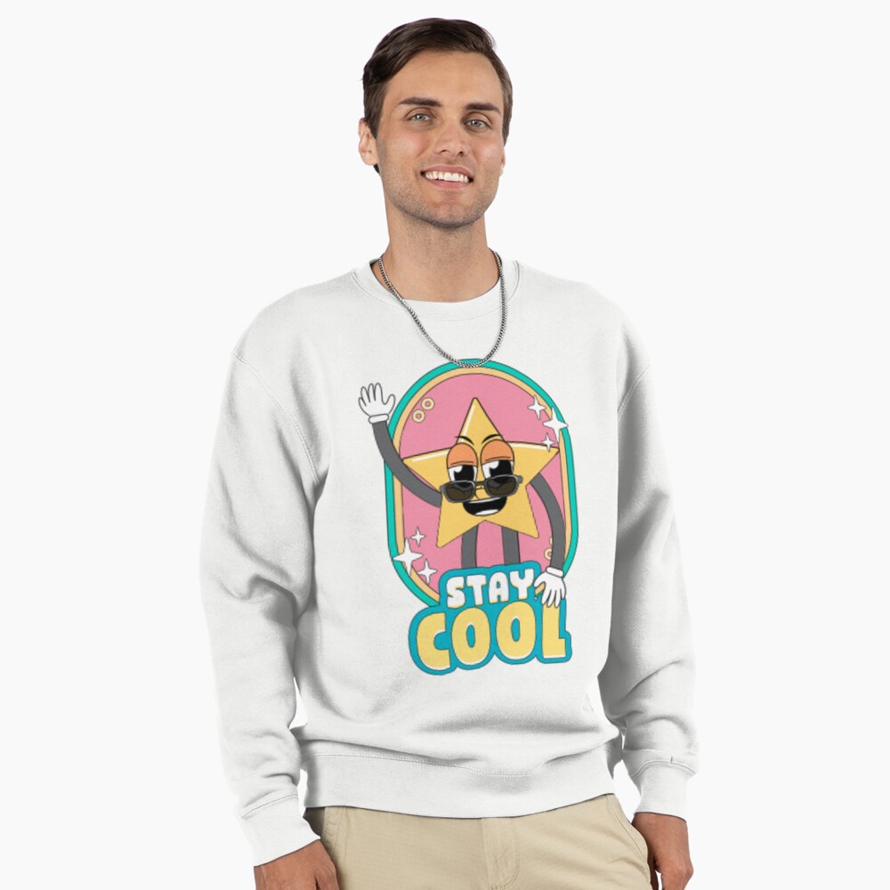Stay Cool (Magnet) Pullover Sweatshirt - cute pet design by HackerLooks
