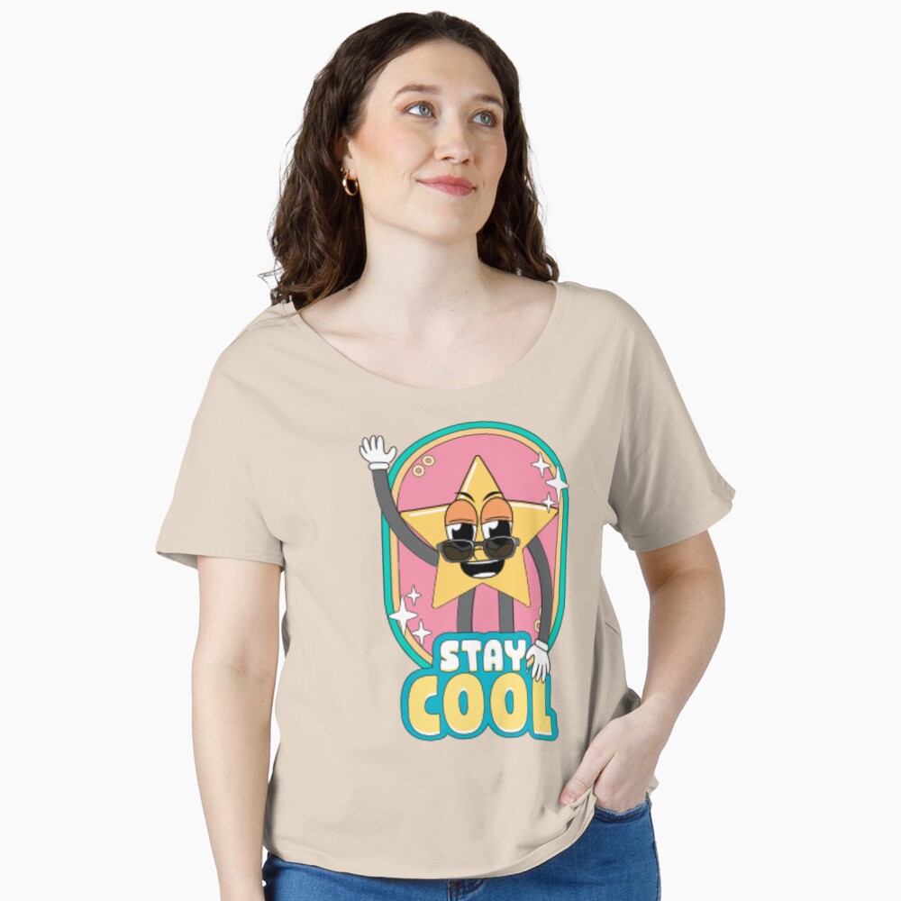 Stay Cool (Magnet) Relaxed Fit T-Shirt - cute pet design by HackerLooks
