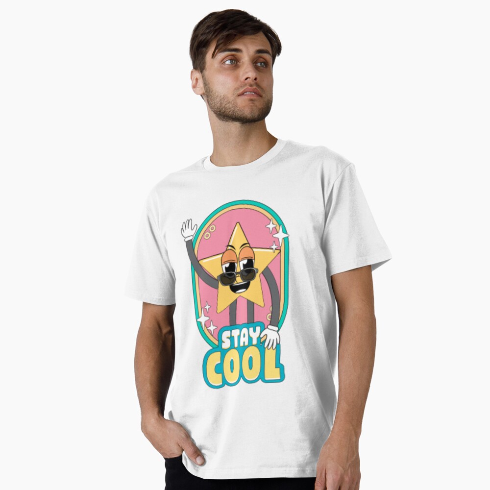 Stay Cool (Magnet) Premium T-Shirt - cute pet design by HackerLooks