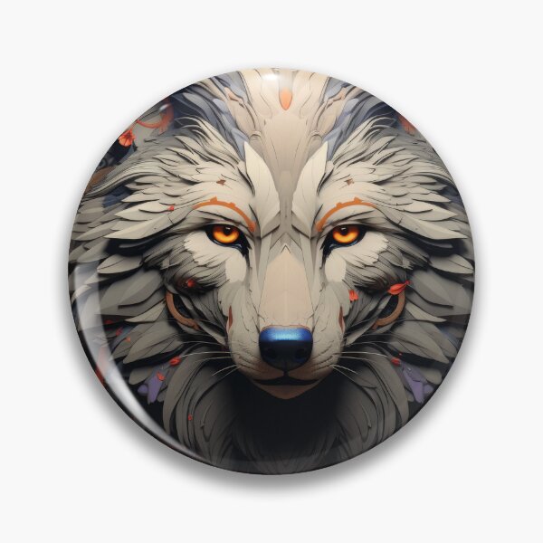 Item preview, Clockwork Wolf - Mechanized Spirit in Bloom designed and sold by Daagath.