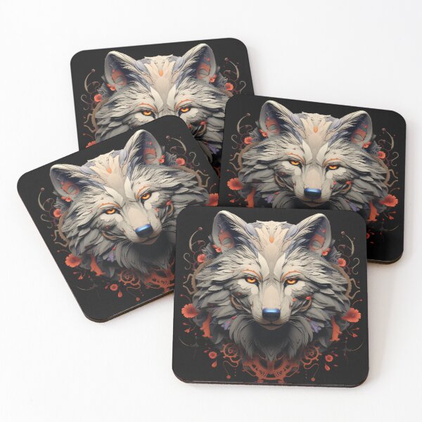 Item preview, Clockwork Wolf - Mechanized Spirit in Bloom designed and sold by Daagath.