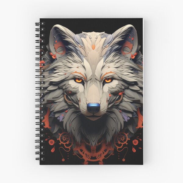 Item preview, Clockwork Wolf - Mechanized Spirit in Bloom designed and sold by Daagath.
