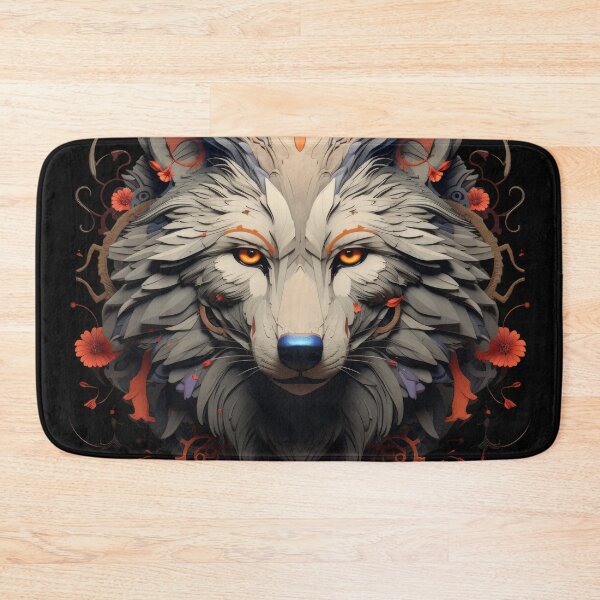 Item preview, Clockwork Wolf - Mechanized Spirit in Bloom designed and sold by Daagath.