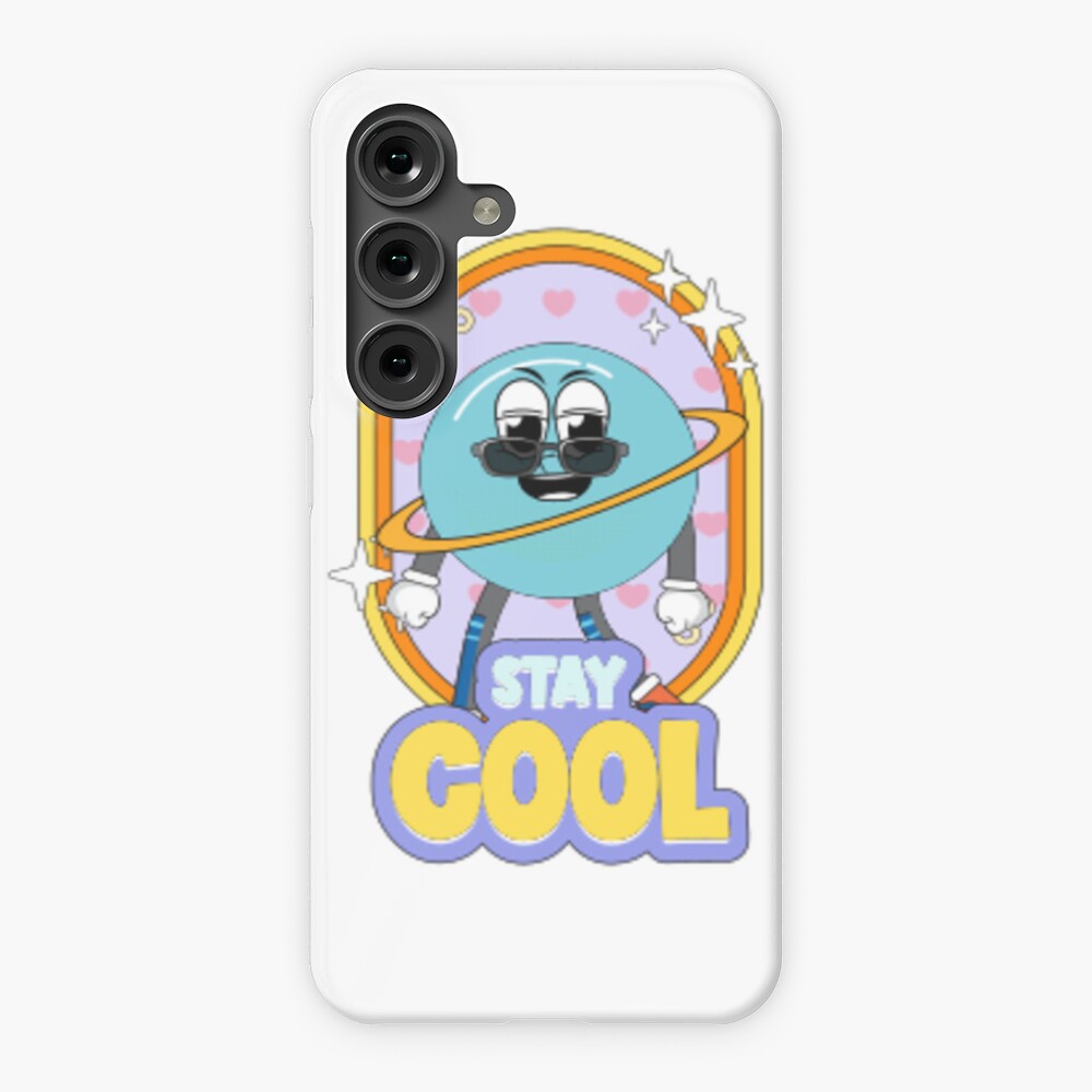 Stay Cool (Poster) Samsung Galaxy Snap Case - cute pet design by HackerLooks