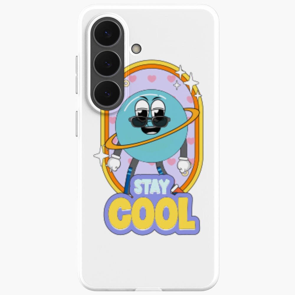 Stay Cool (Poster) Samsung Galaxy Soft Case - cute pet design by HackerLooks