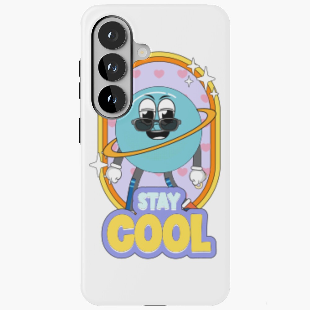 Stay Cool (Poster) Samsung Galaxy Tough Case - cute pet design by HackerLooks