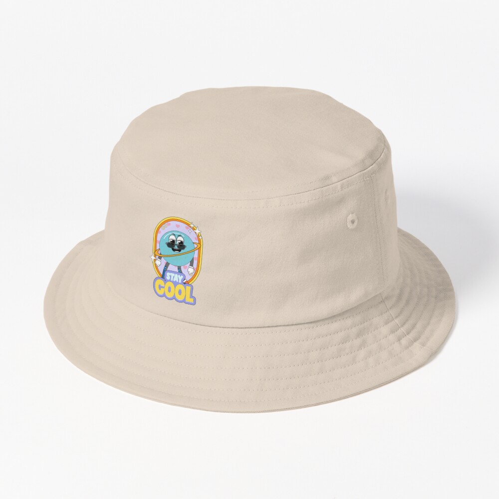 Stay Cool (Poster) Bucket Hat - cute pet design by HackerLooks