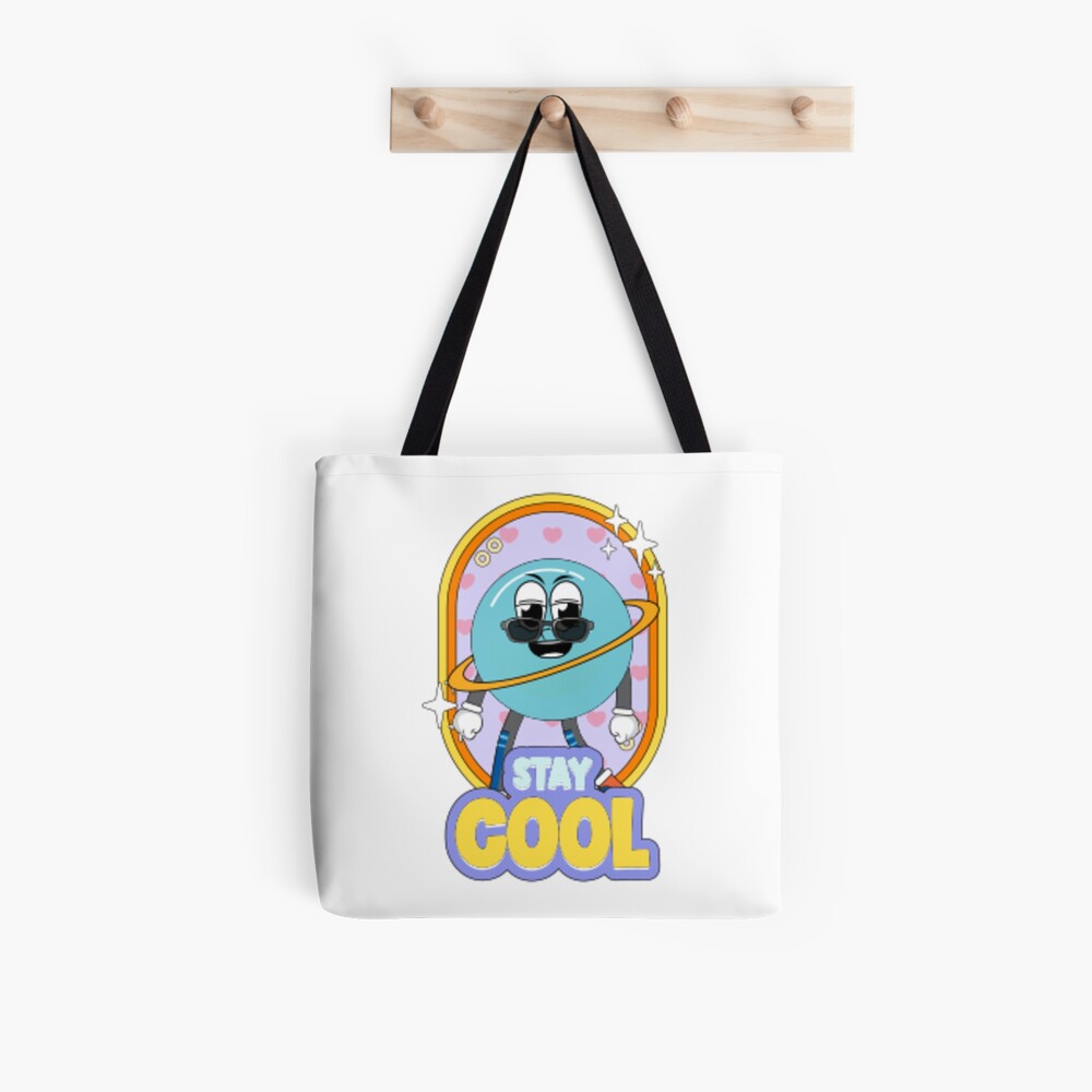 Stay Cool (Poster) All Over Print Tote Bag - cute pet design by HackerLooks