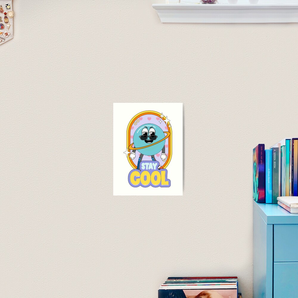 Stay Cool (Poster) Art Print - cute pet design by HackerLooks