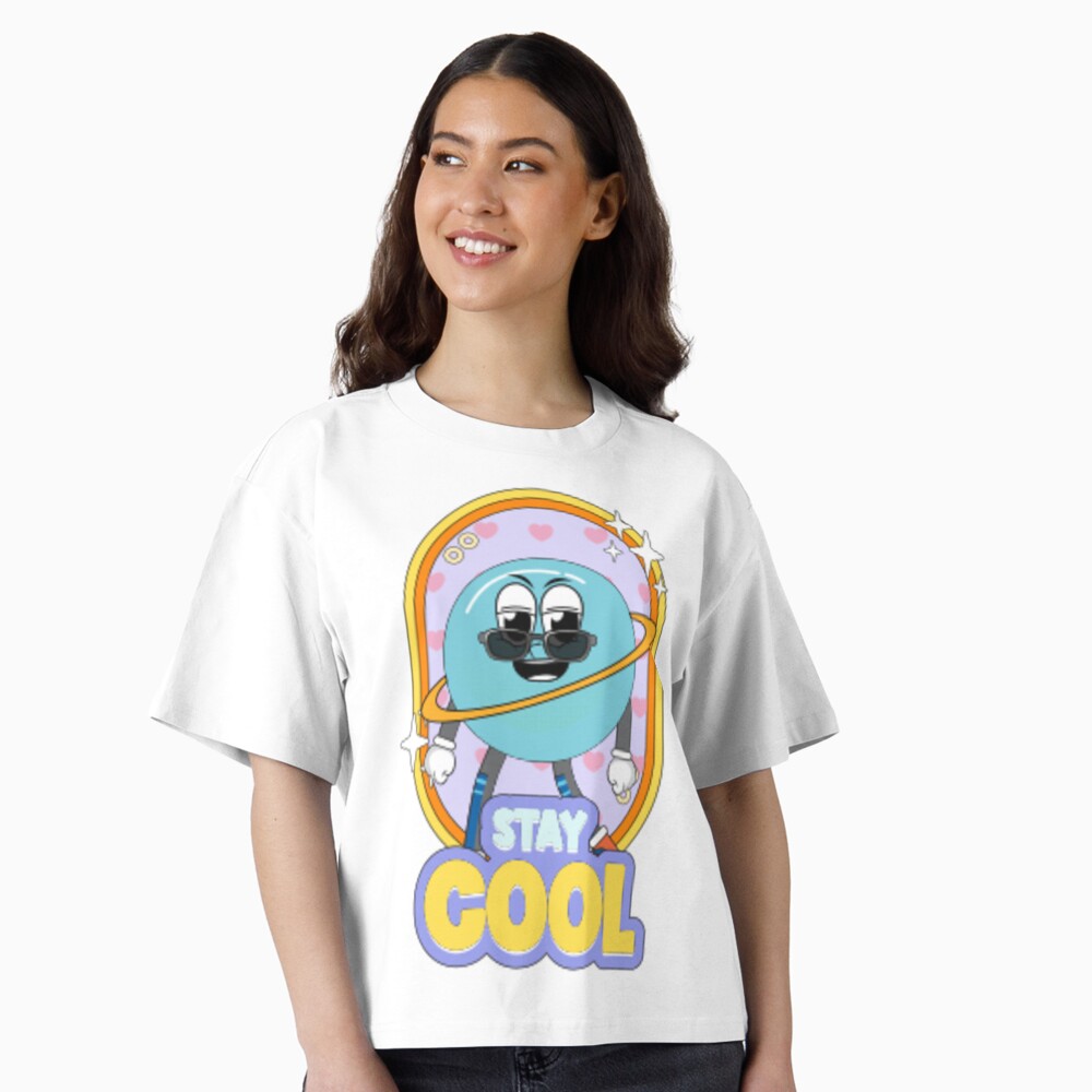 Stay Cool (Poster) Boxy T-Shirt - cute pet design by HackerLooks