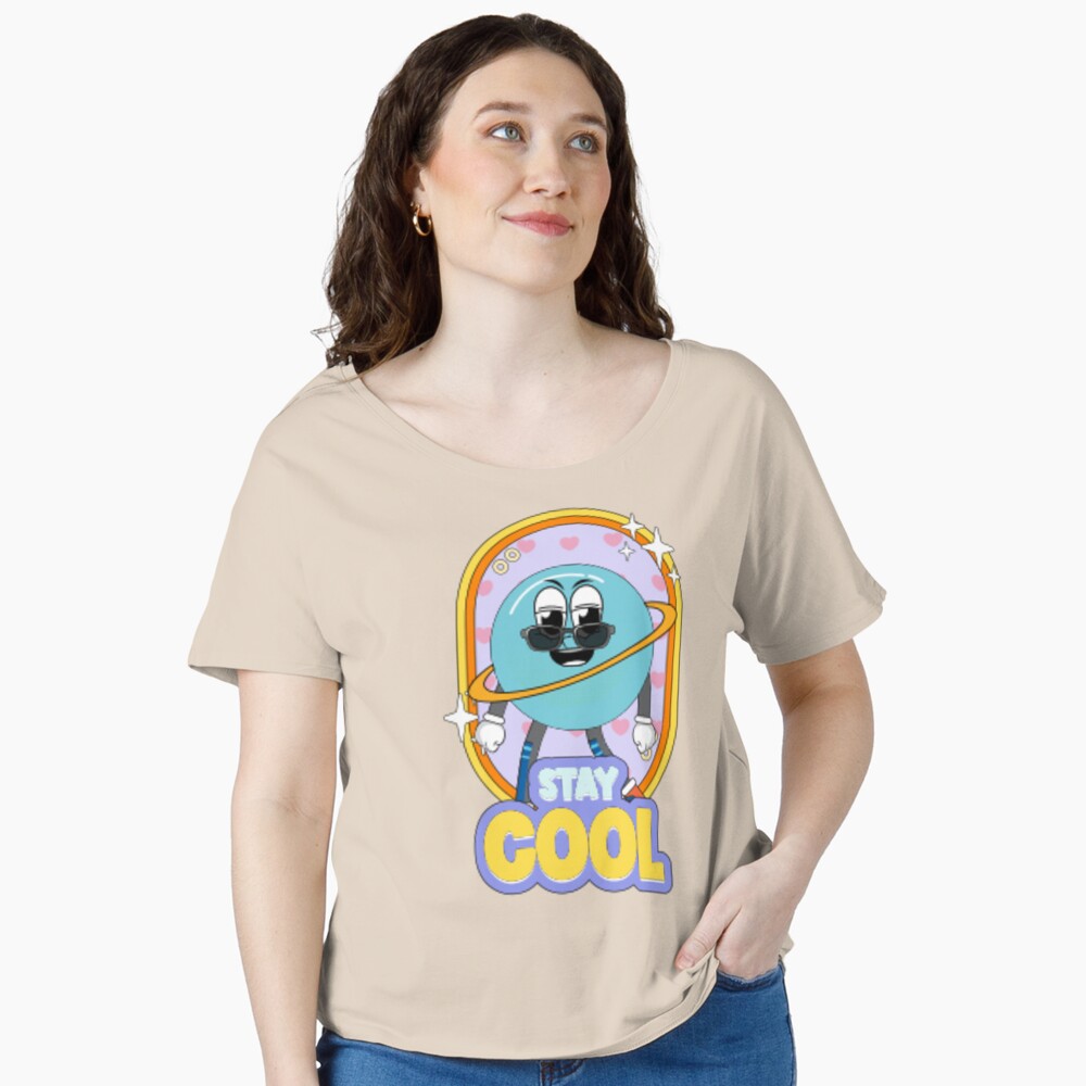 Stay Cool (Poster) Relaxed Fit T-Shirt - cute pet design by HackerLooks