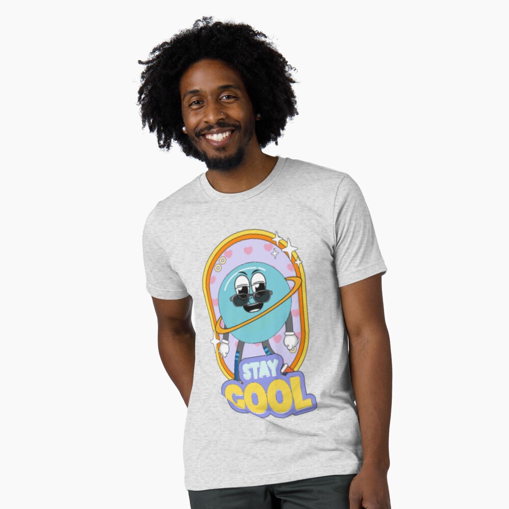 Stay Cool (Poster) Tri-blend T-Shirt - cute pet design by HackerLooks