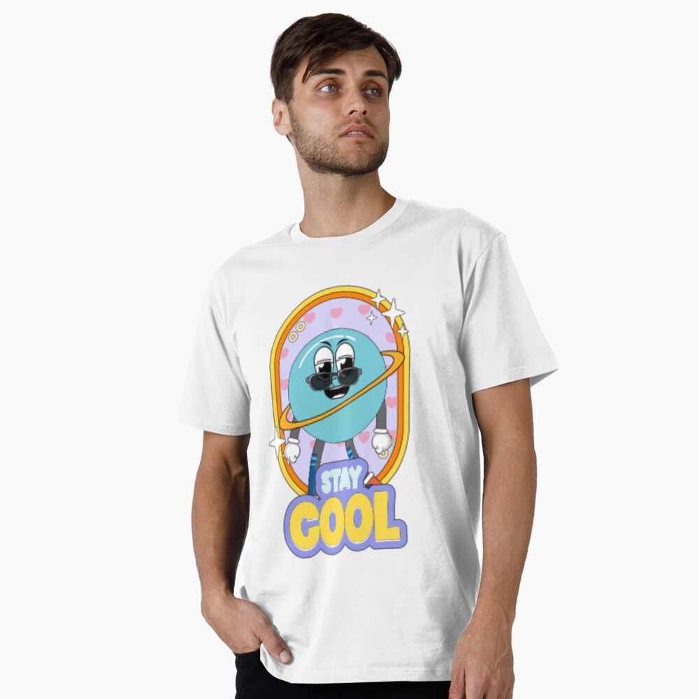 Stay Cool (Poster) Premium T-Shirt - cute pet design by HackerLooks