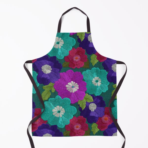 Item preview, Edgy Elegant Floral Embroidered Print For Summer Gift designed and sold by RoyalStarsPatts.