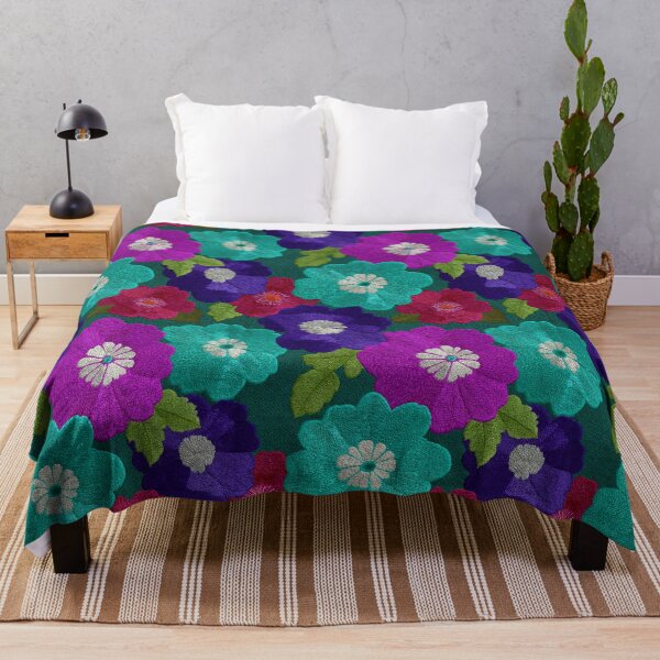 Item preview, Edgy Elegant Floral Embroidered Print For Summer Gift designed and sold by RoyalStarsPatts.