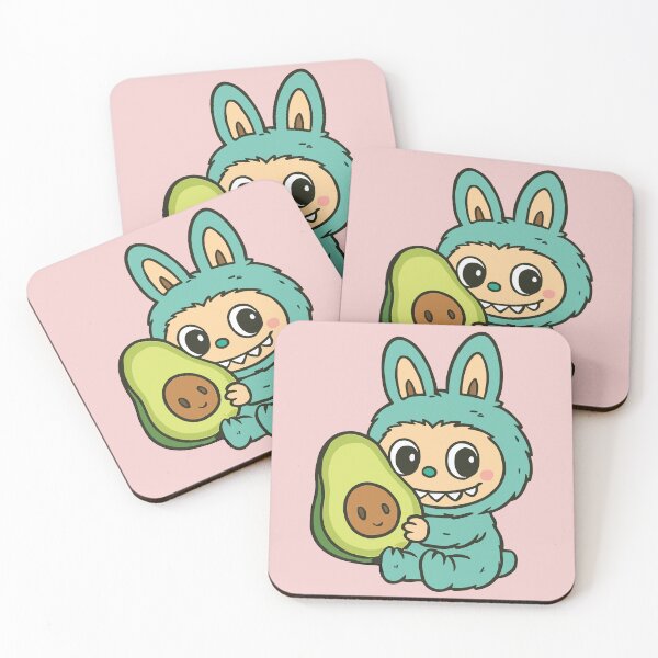 Item preview, Cute Labubu with Avocado designed and sold by BrownHorse90s.