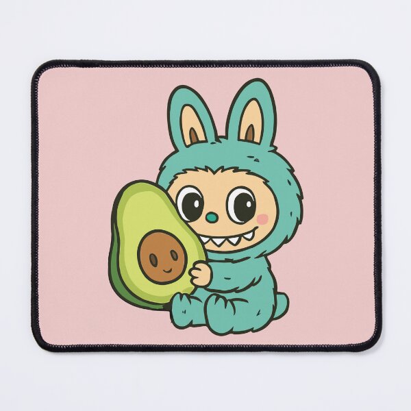 Item preview, Cute Labubu with Avocado designed and sold by BrownHorse90s.