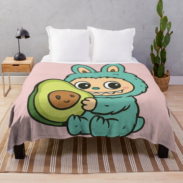 Item preview, Cute Labubu with Avocado designed and sold by BrownHorse90s.