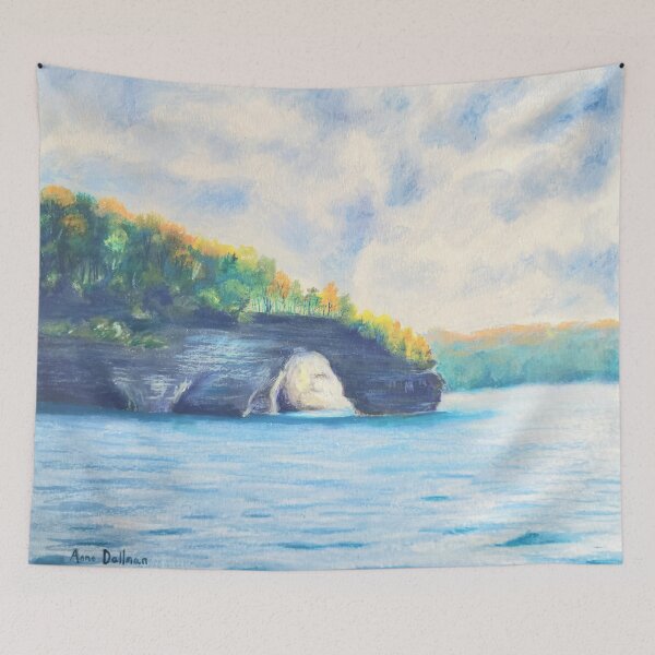 Item preview, Lovers Leap at Pictured National Lakeshore, on Lake Superior, Michigan  designed and sold by Anne Dallman.