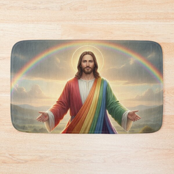Item preview, JESUS AND RAINBOW COAT  designed and sold by Obinne.
