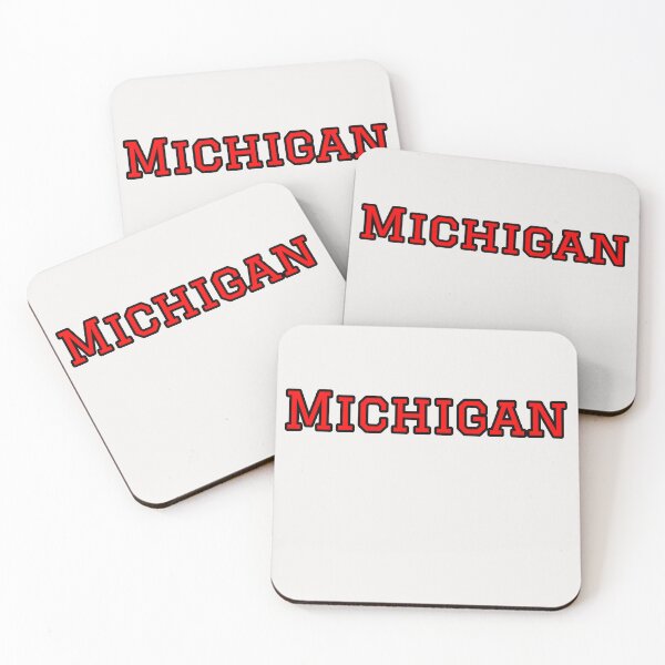 Item preview, Michigan Strong – Great Lakes State Typography Design designed and sold by Long Family Gifts.