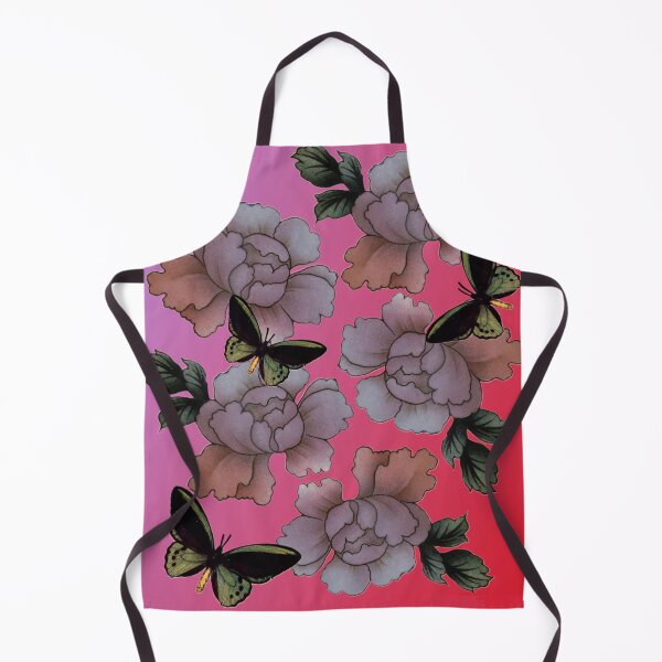 Artikelvorschau, Rosalist Vintage inspirierter Digitaldruck Mauve Pink Schmetterlinge entworfen und verkauft von Licorice Moon.