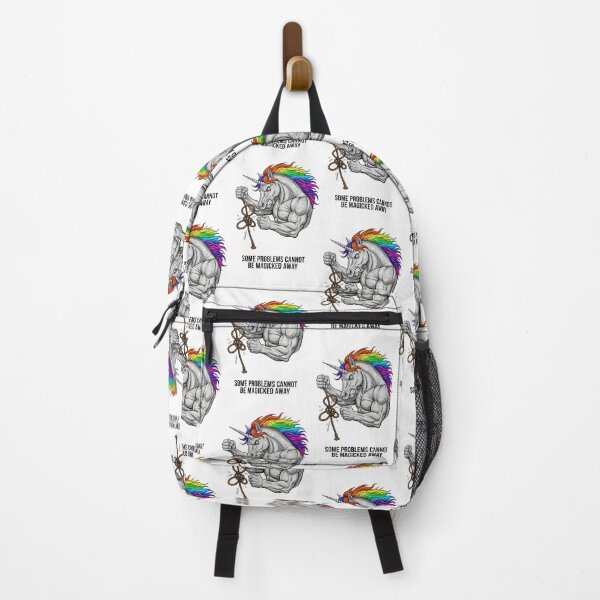 Item preview, "Some Problems Cannot Be Magicked Away" Frustrated Unicorn – Gift for Realists designed and sold by Luminari Creations.