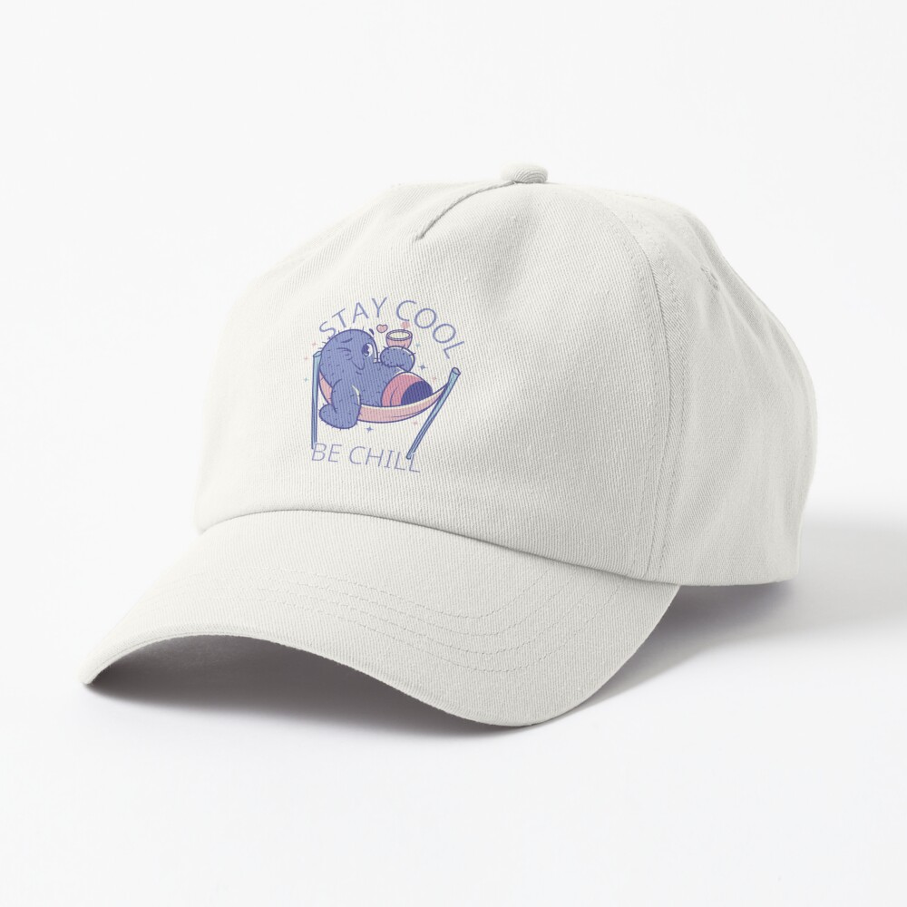 Stay Cool, Be Chill Dad Hat - cute pet design by HackerLooks