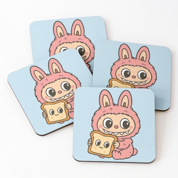 Item preview, Cute Labubu with Bread designed and sold by BrownHorse90s.