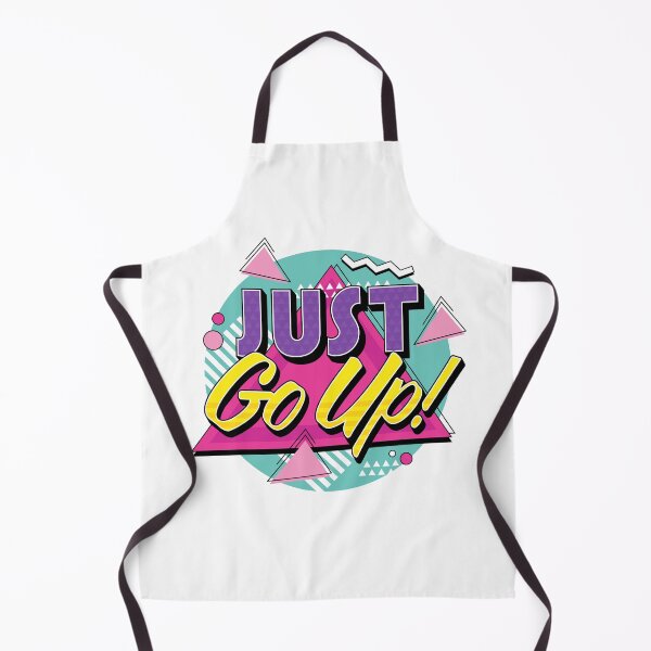 Item preview, Just Go Up! Retro Pop Art Cyan & Purple designed and sold by Tom Napper Design.
