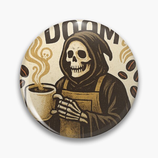 Item preview, Barista of Doom – Brew Until the End designed and sold by AlphaMinds.