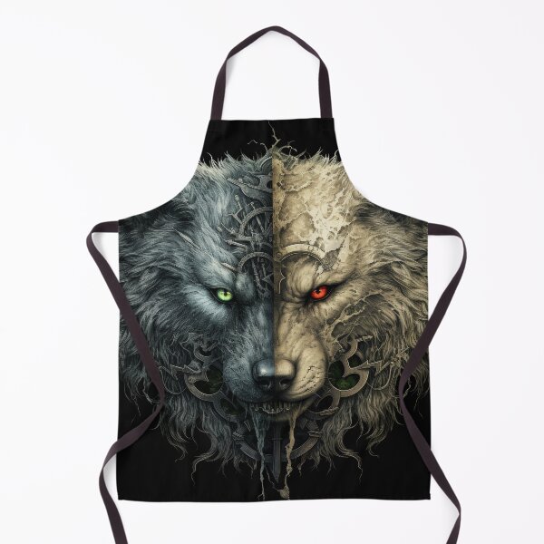 Item preview, Duality Wolves - Corrupted Balance of Light and Decay designed and sold by Daagath.