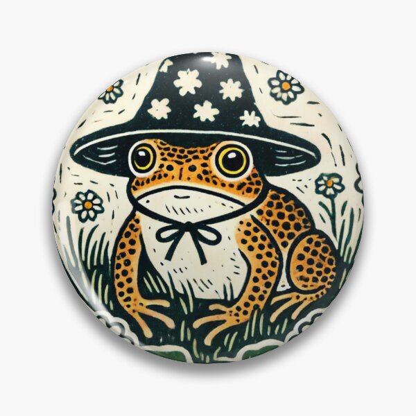 Item preview, Cottagecore Wizard Toad with Daisies designed and sold by FrictionMaxxing.