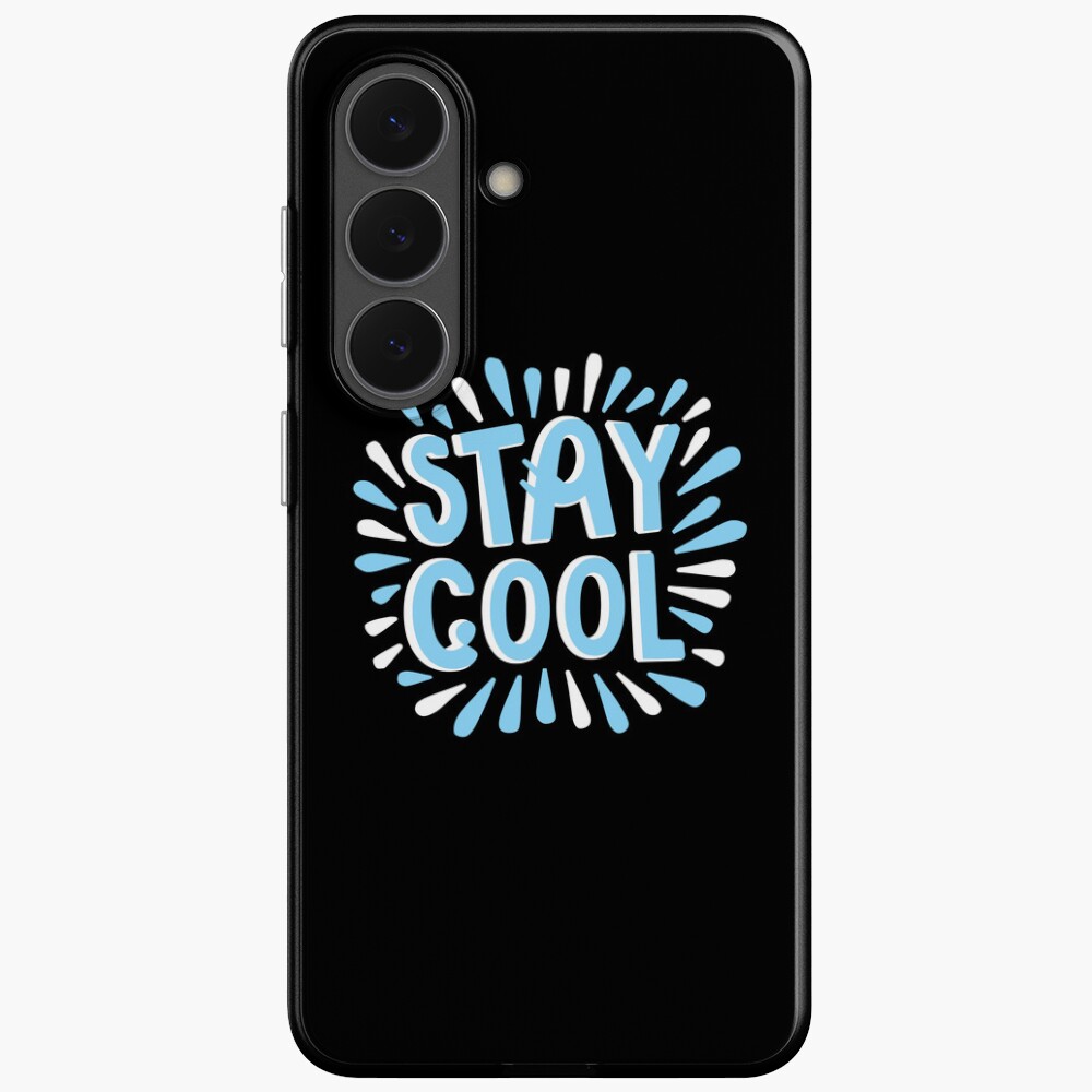 Stay Cool (Dark) Samsung Galaxy Soft Case - cute pet design by HackerLooks